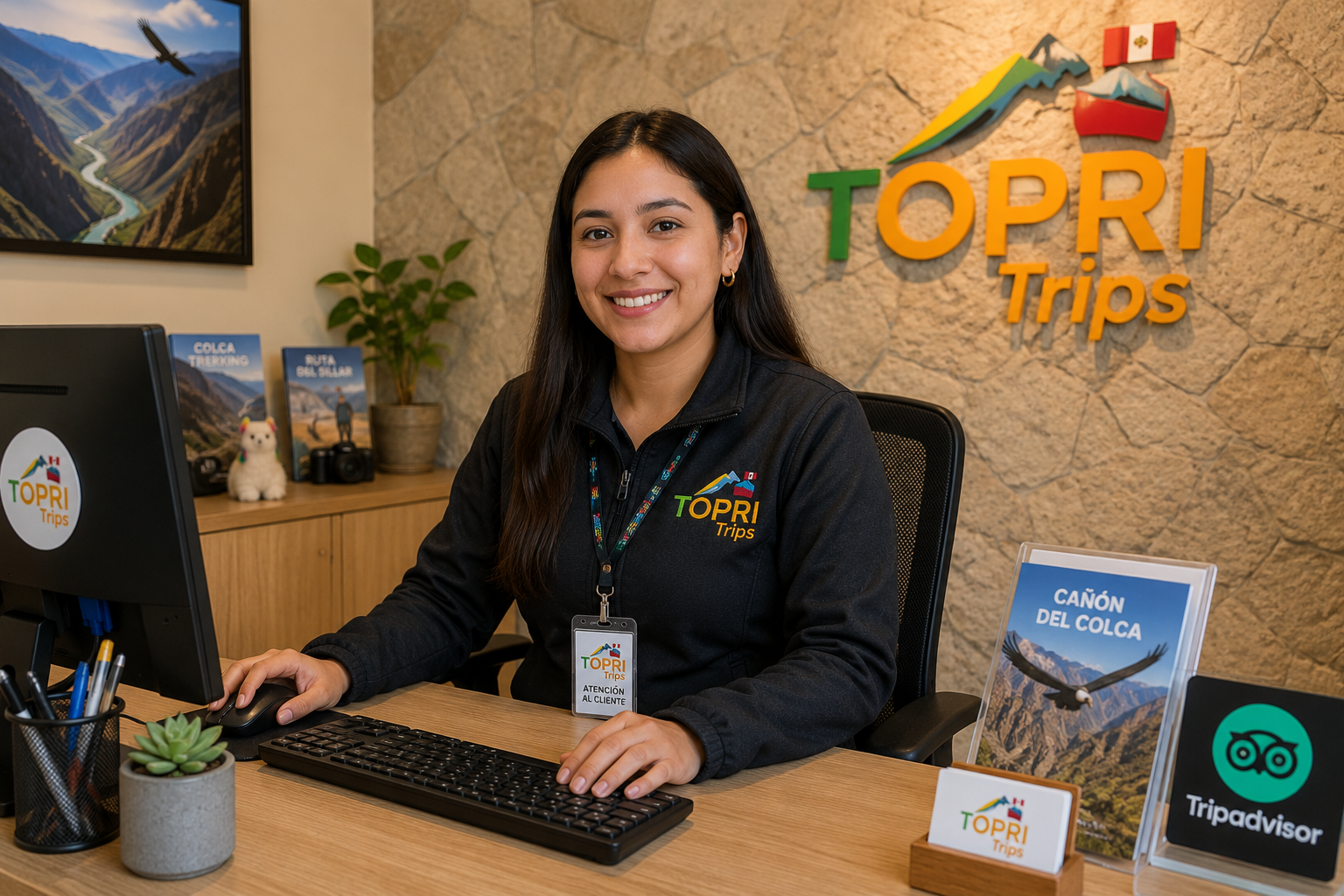 Equipo de atención al cliente de Topri Trips